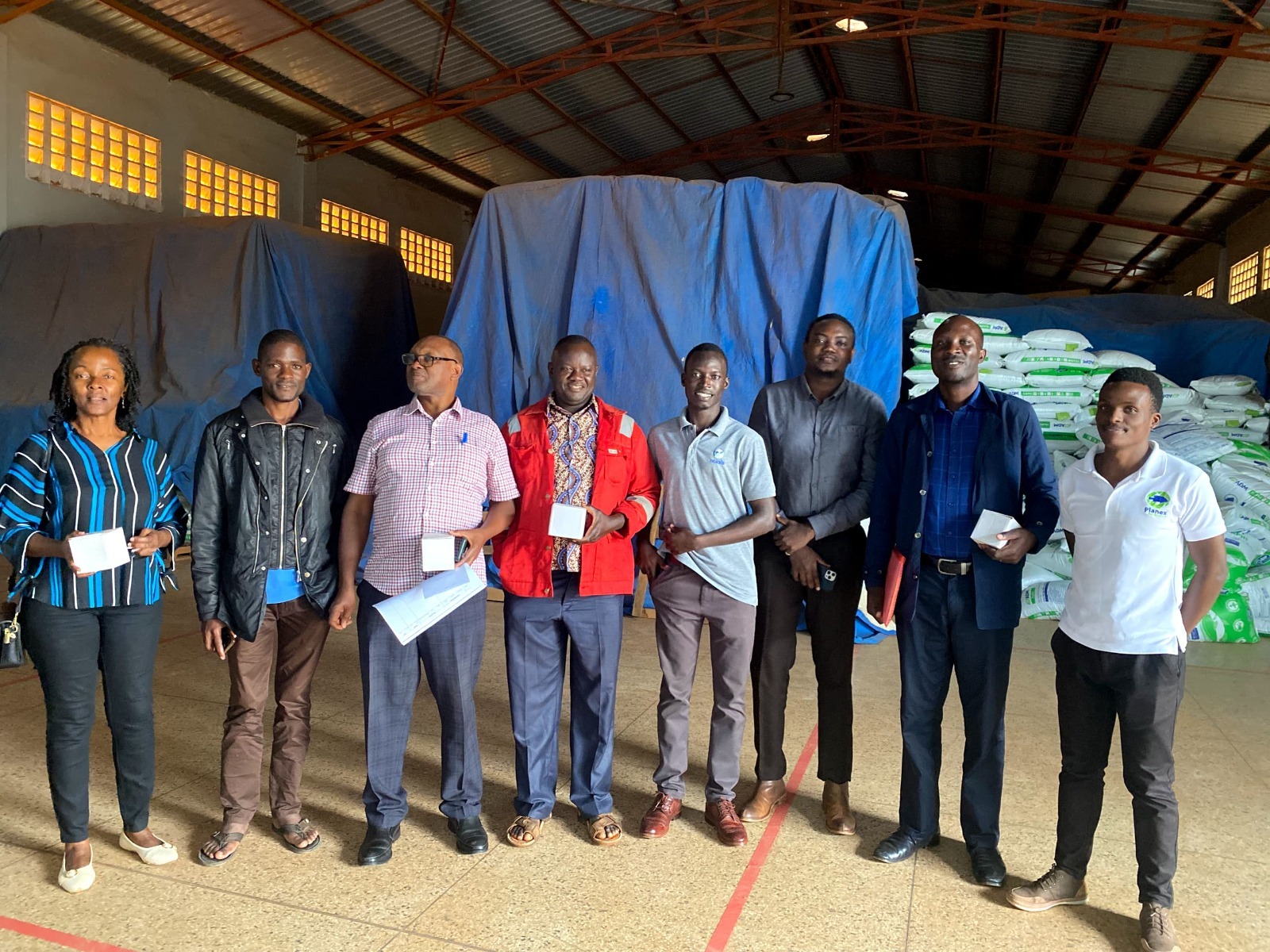 AQUASPRINGS ministry team at a community outreach event in Uganda